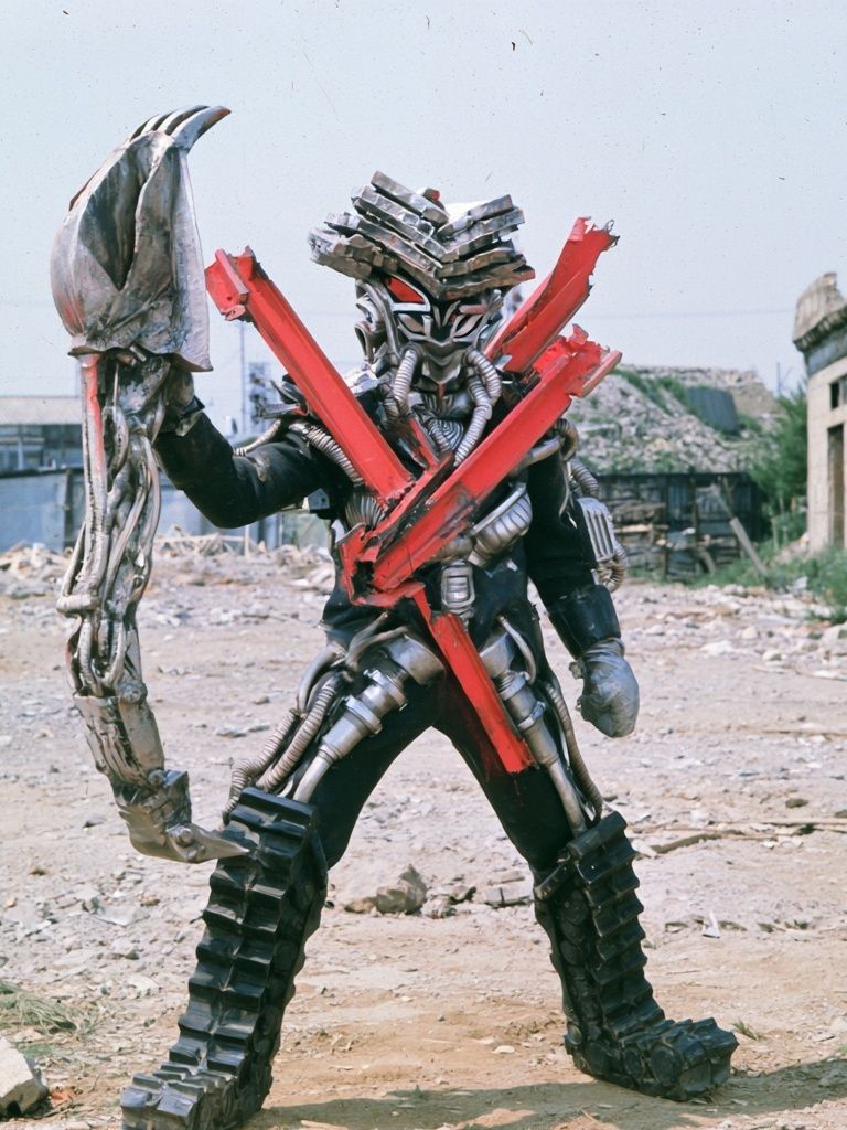 Kaiju Mecha Warrior Poster. poster detail