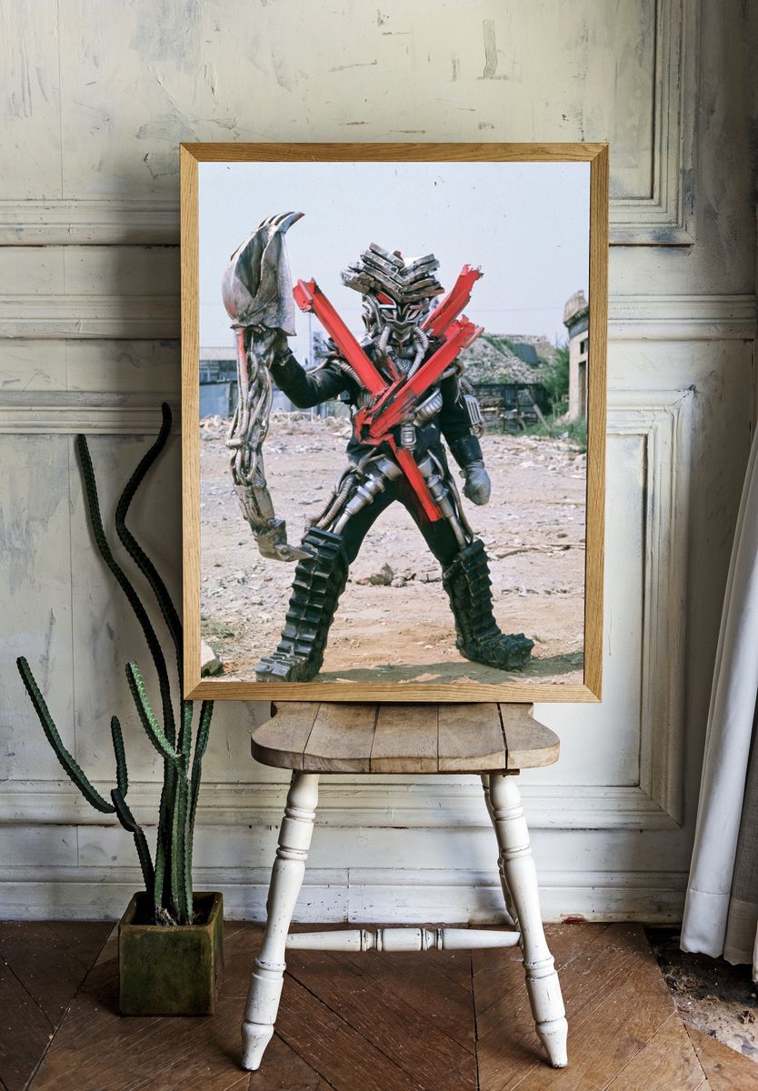 Kaiju Mecha Warrior Poster. — room view 1