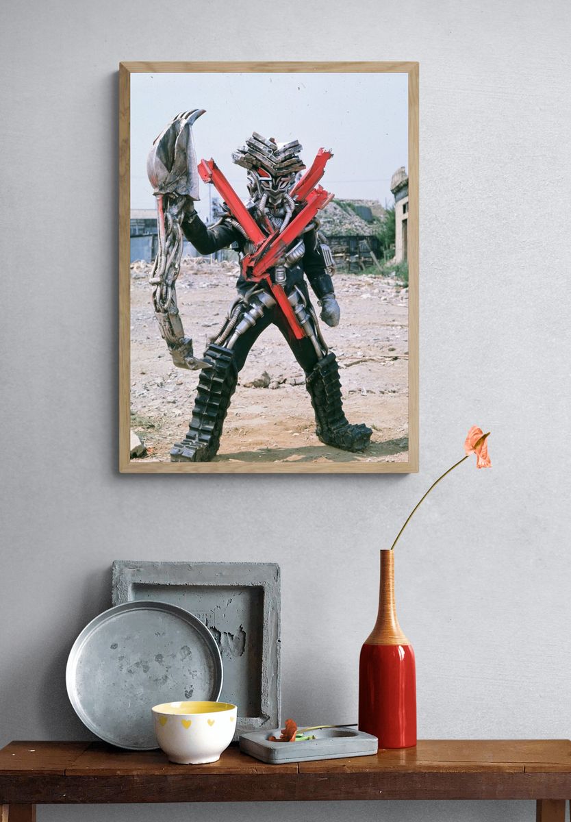 Kaiju Mecha Warrior Poster. — room view 3