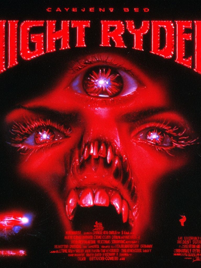 Night Ryder Horror Movie Poster. poster detail