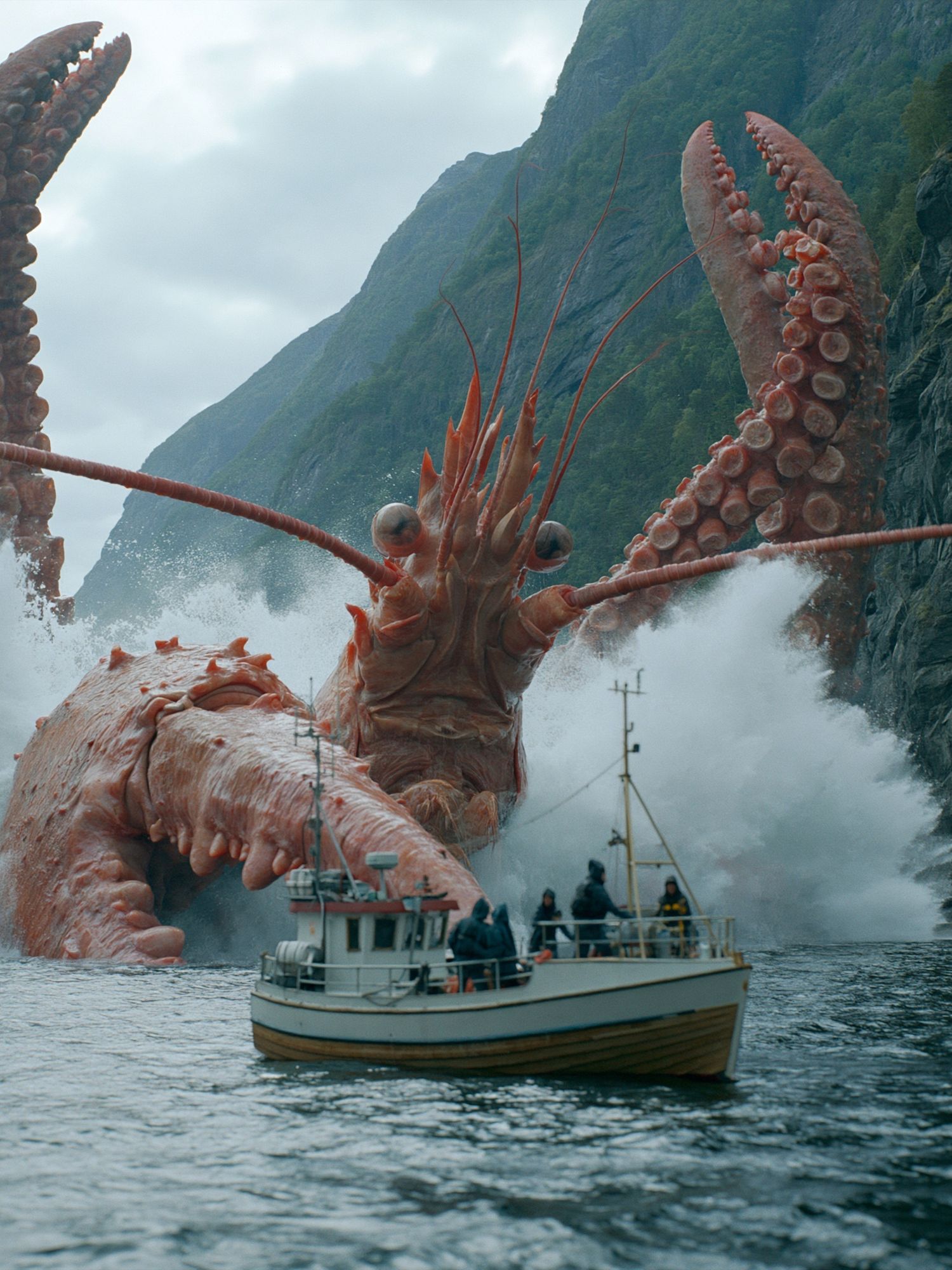 Giant Octopus Attack Poster. poster — movies art