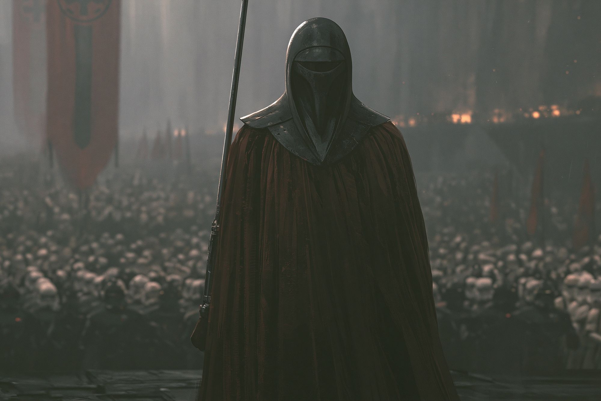 Dark Armored Warrior Poster. poster — movies art