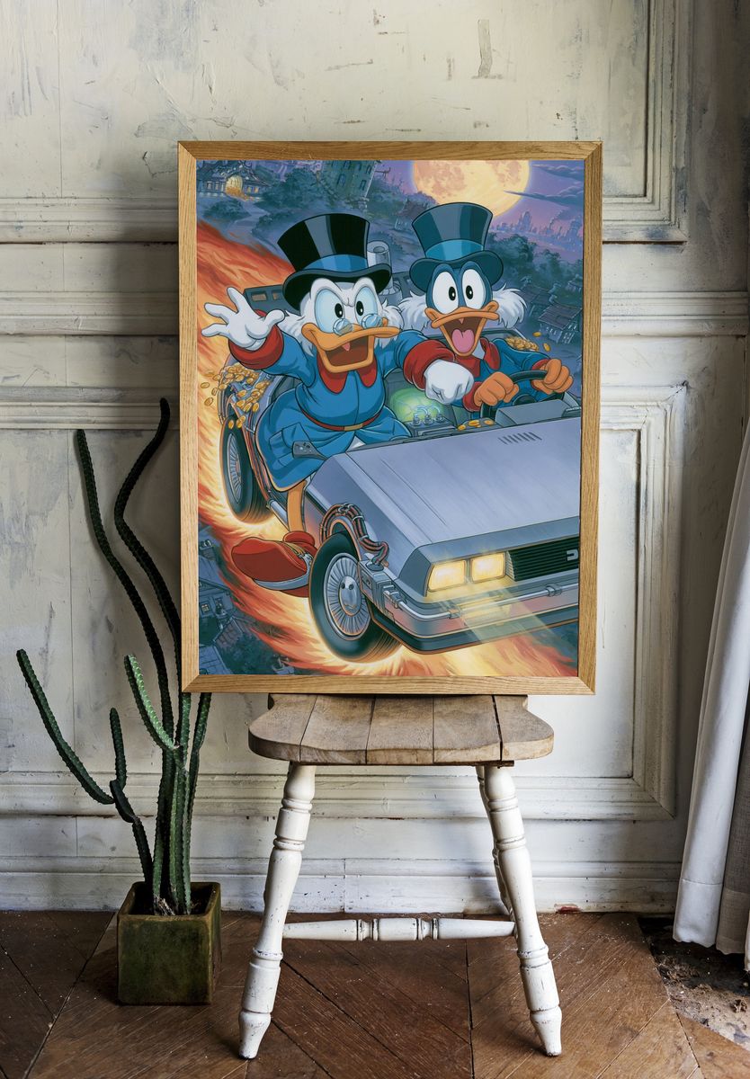 DuckTales Moonlit Ride Poster. — room view 1