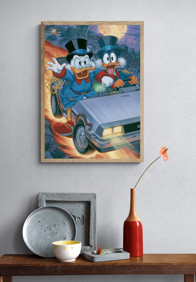 DuckTales Moonlit Ride Poster. — room view 3