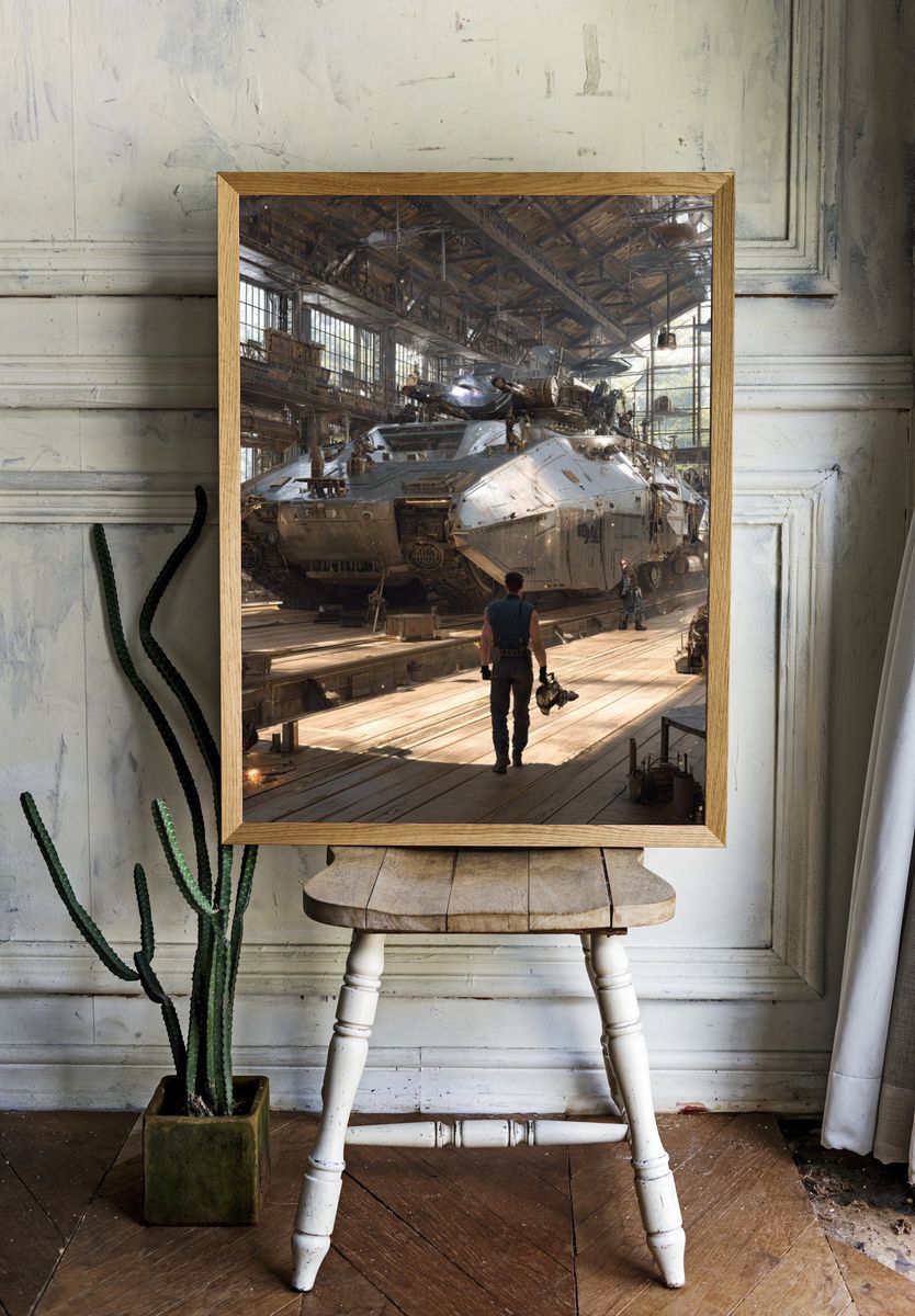 Sci-Fi Hangar Workshop Poster. — room view 1
