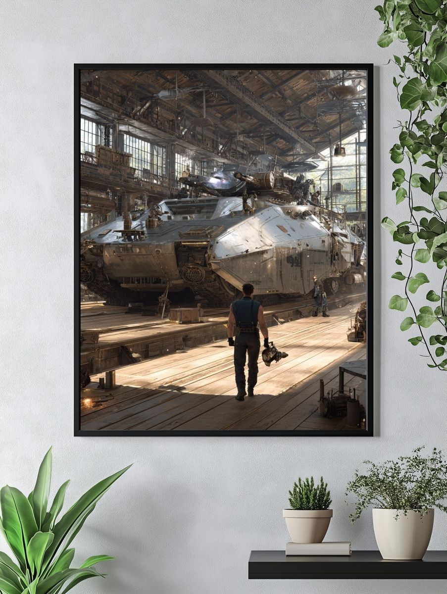 Sci-Fi Hangar Workshop Poster. — room view 4