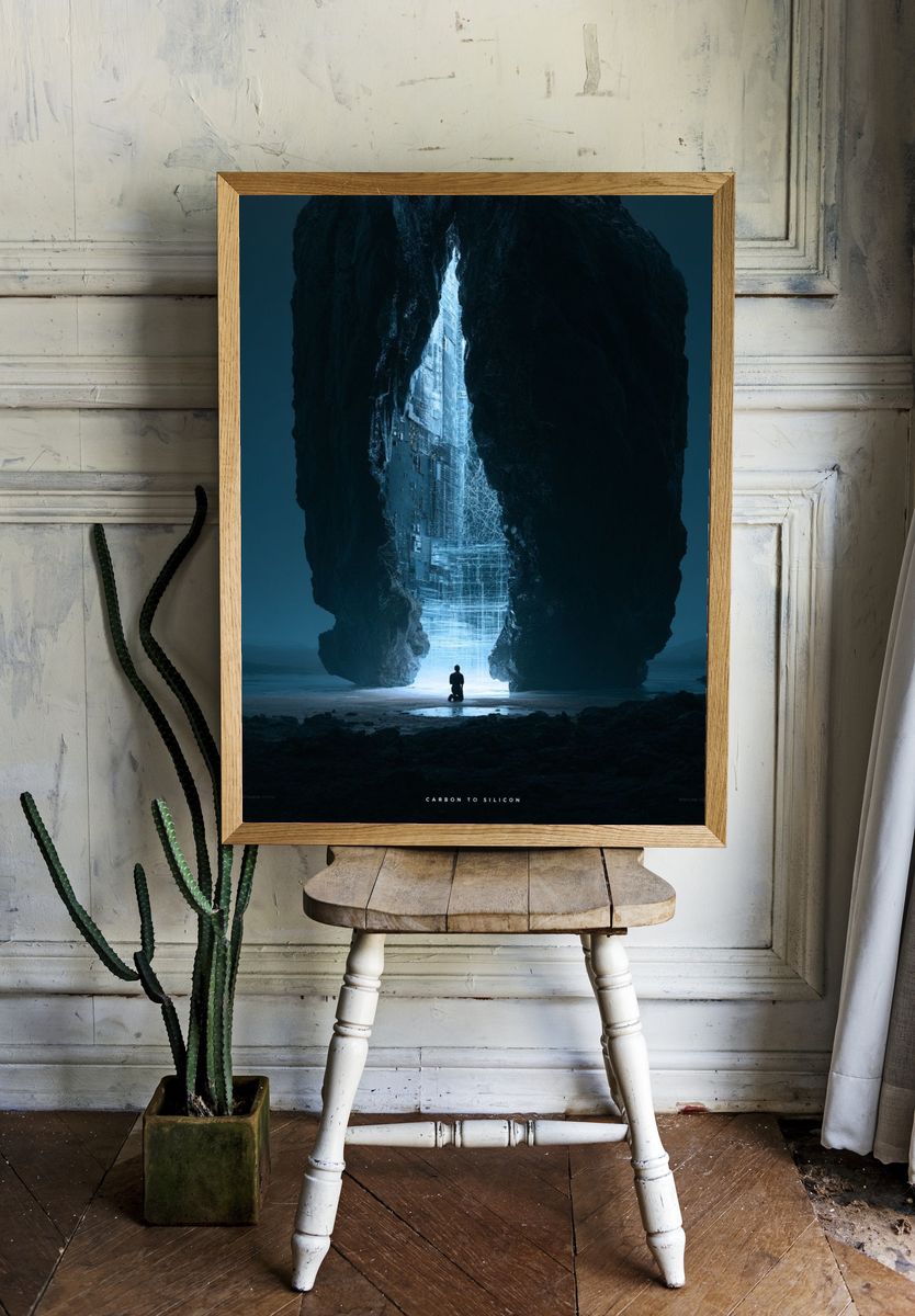 Carbon to Silicon Sci-Fi Poster. room preview