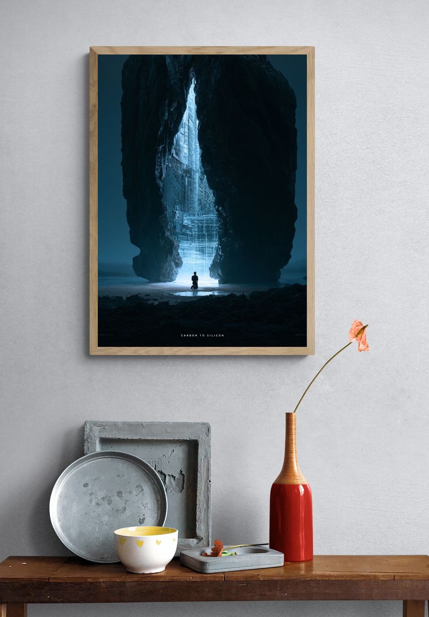 Carbon to Silicon Sci-Fi Poster. — room view 3