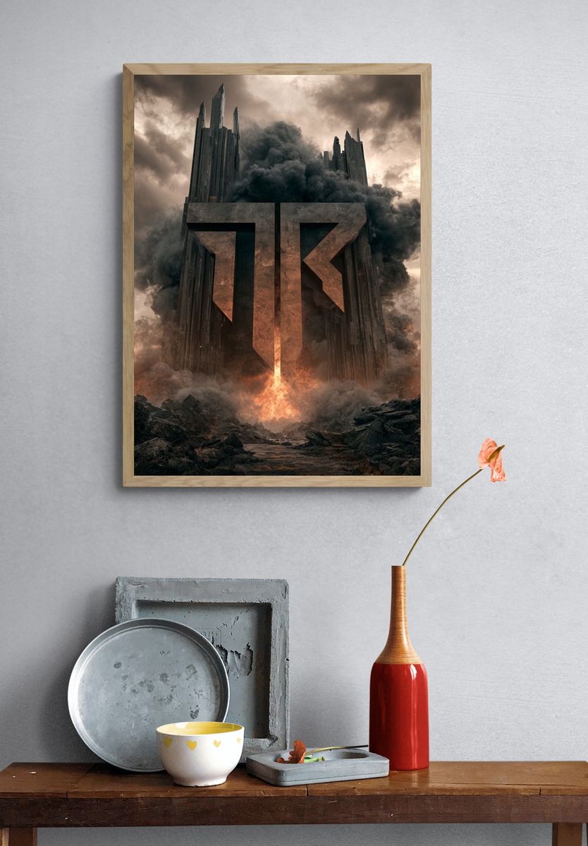 Epic Sci-Fi Fortress Poster. — room view 3