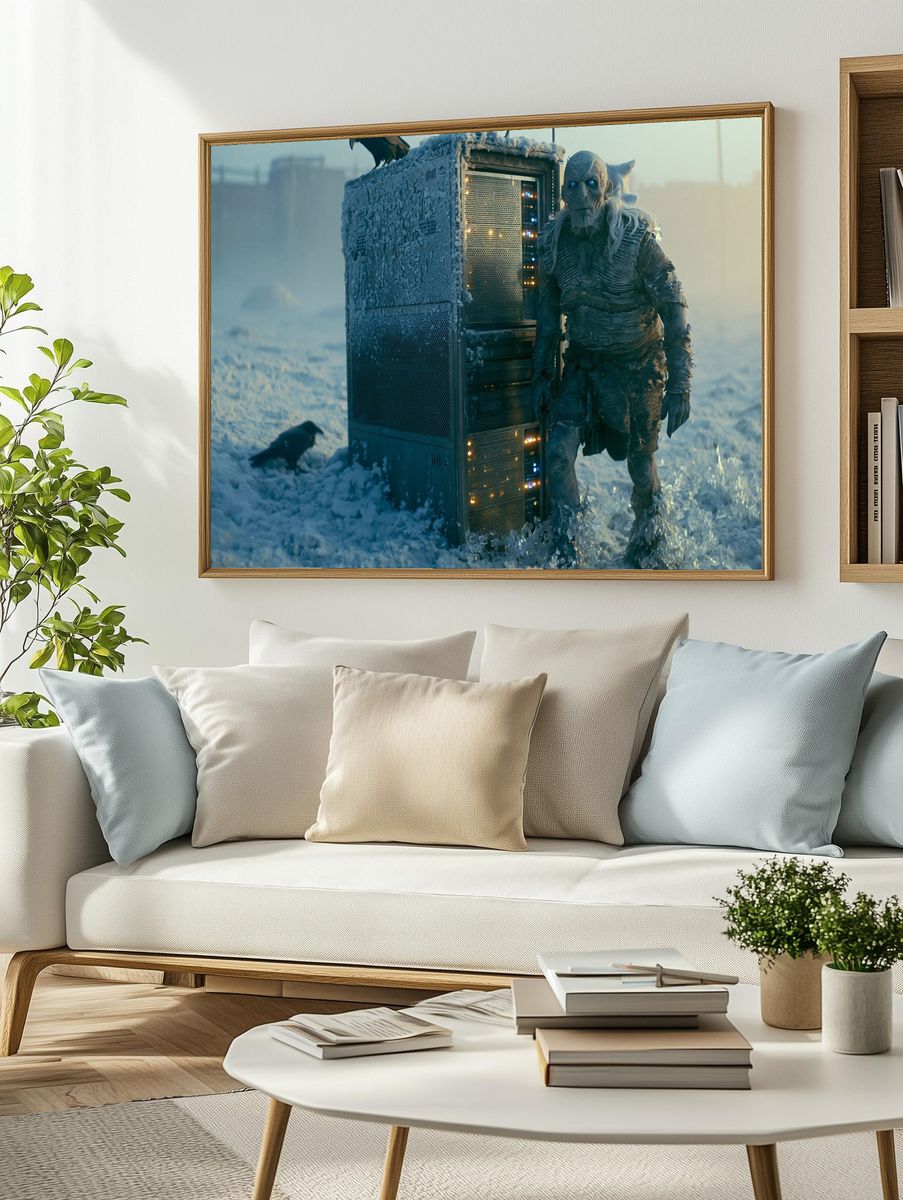 Night King in the Snow Poster. — room view 2