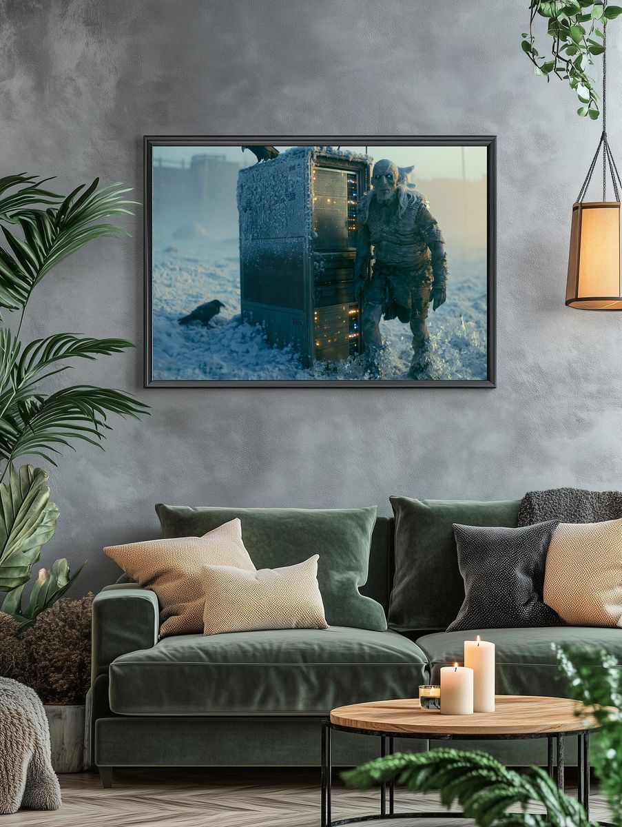 Night King in the Snow Poster. — room view 4