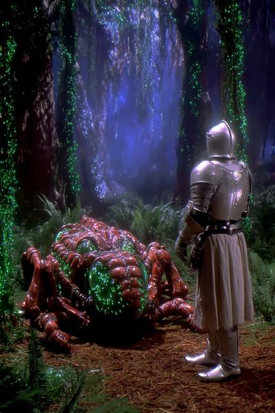 Knight and Alien Forest Print.