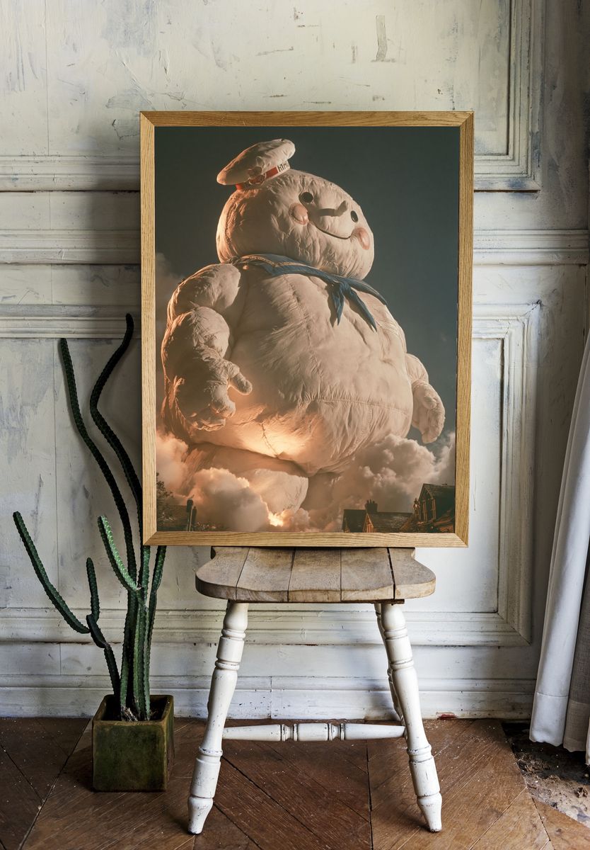 Stay Puft Marshmallow Man Movie Poster. — room view 1
