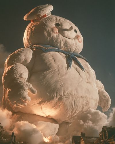 Stay Puft Marshmallow Man Movie Poster.