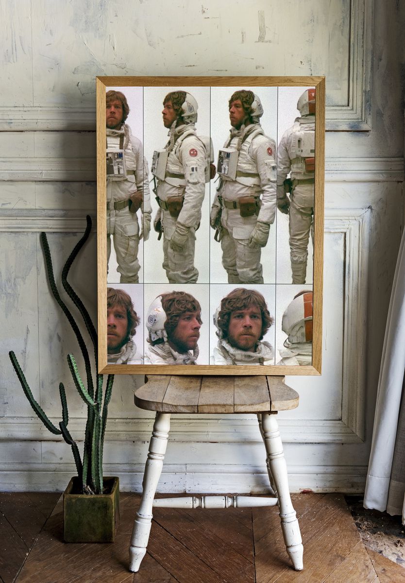 Luke Skywalker Space Suit Poster. room preview