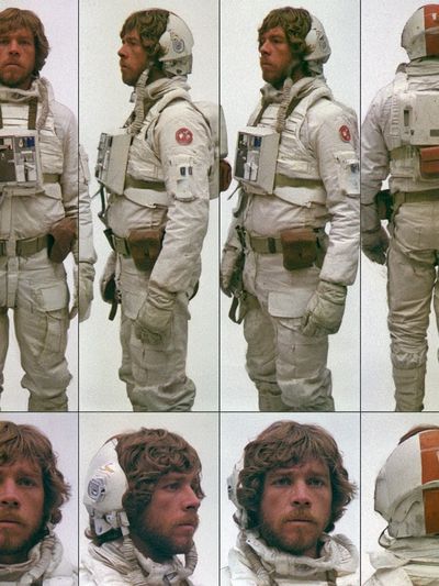 Luke Skywalker Space Suit Poster. poster