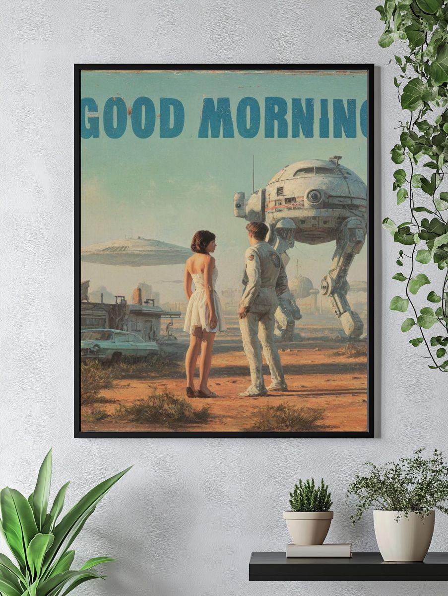 Good Morning Sci-Fi Poster. — room view 4