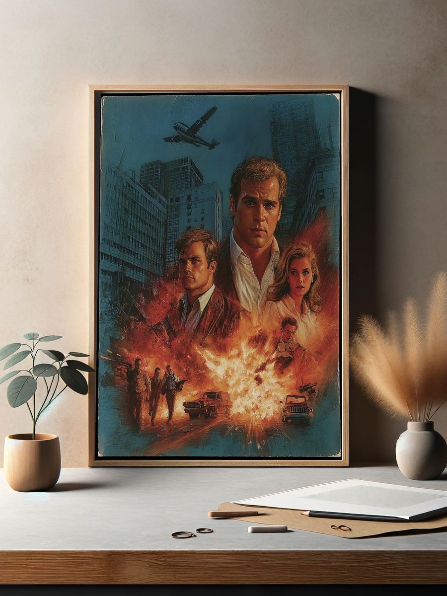 Miami Vice Action Poster. — room view 2