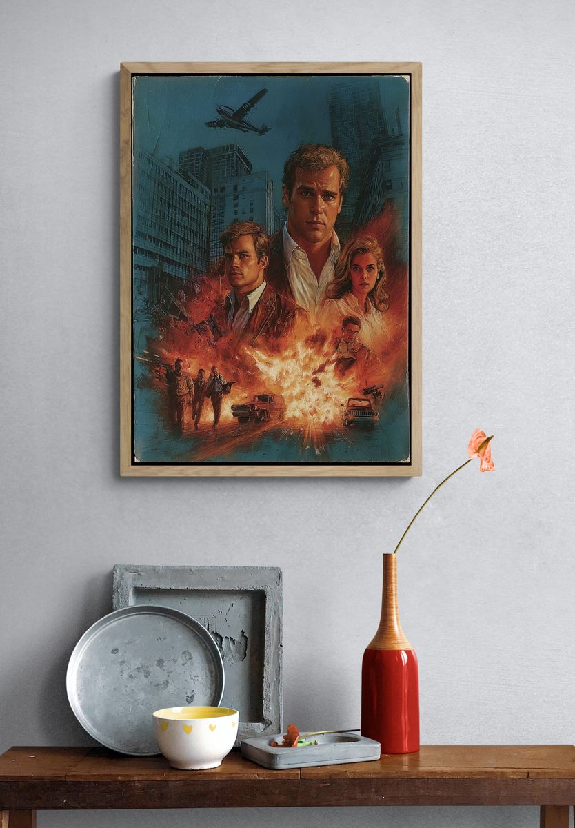 Miami Vice Action Poster. — room view 3