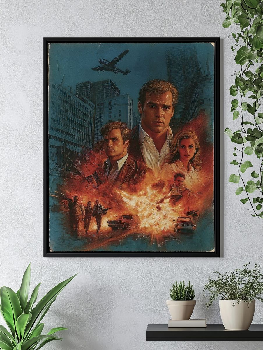 Miami Vice Action Poster. — room view 4