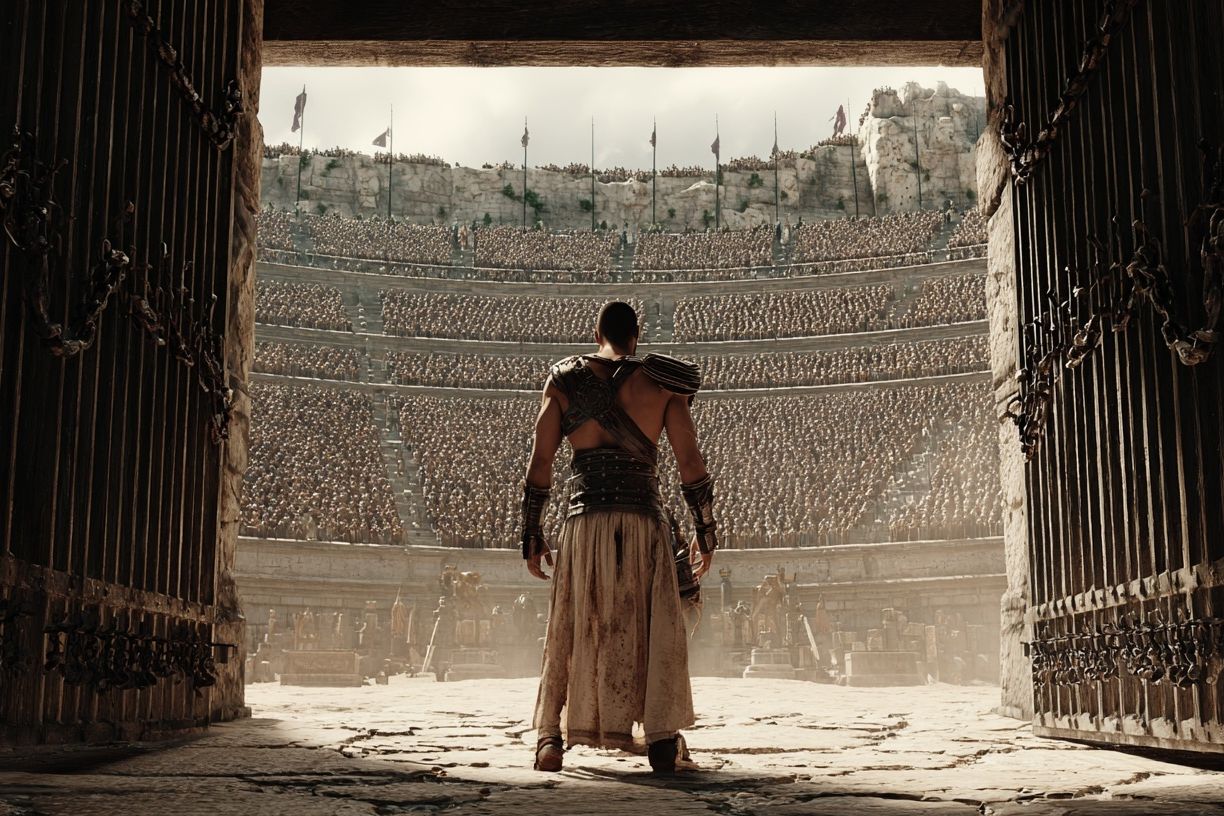 Gladiator Arena Entrance Poster. poster — movies art