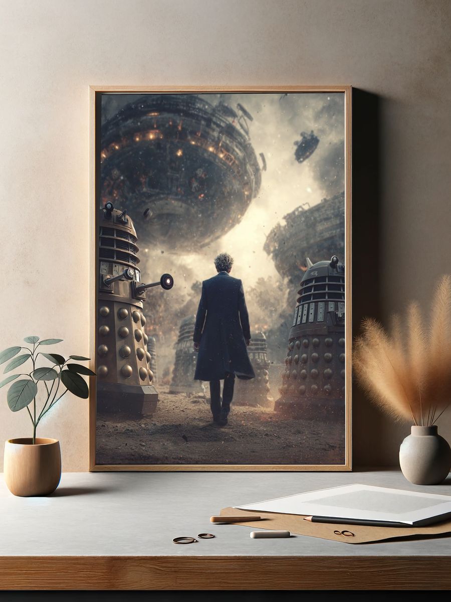 Dalek Invasion Sci-Fi Poster. — room view 2
