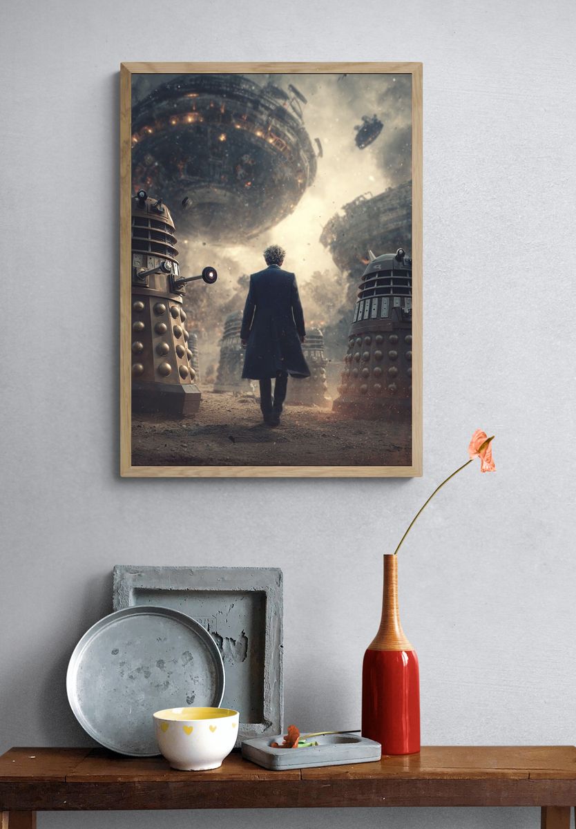 Dalek Invasion Sci-Fi Poster. — room view 3