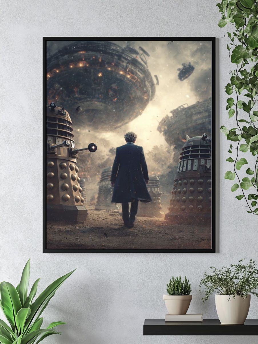 Dalek Invasion Sci-Fi Poster. — room view 4