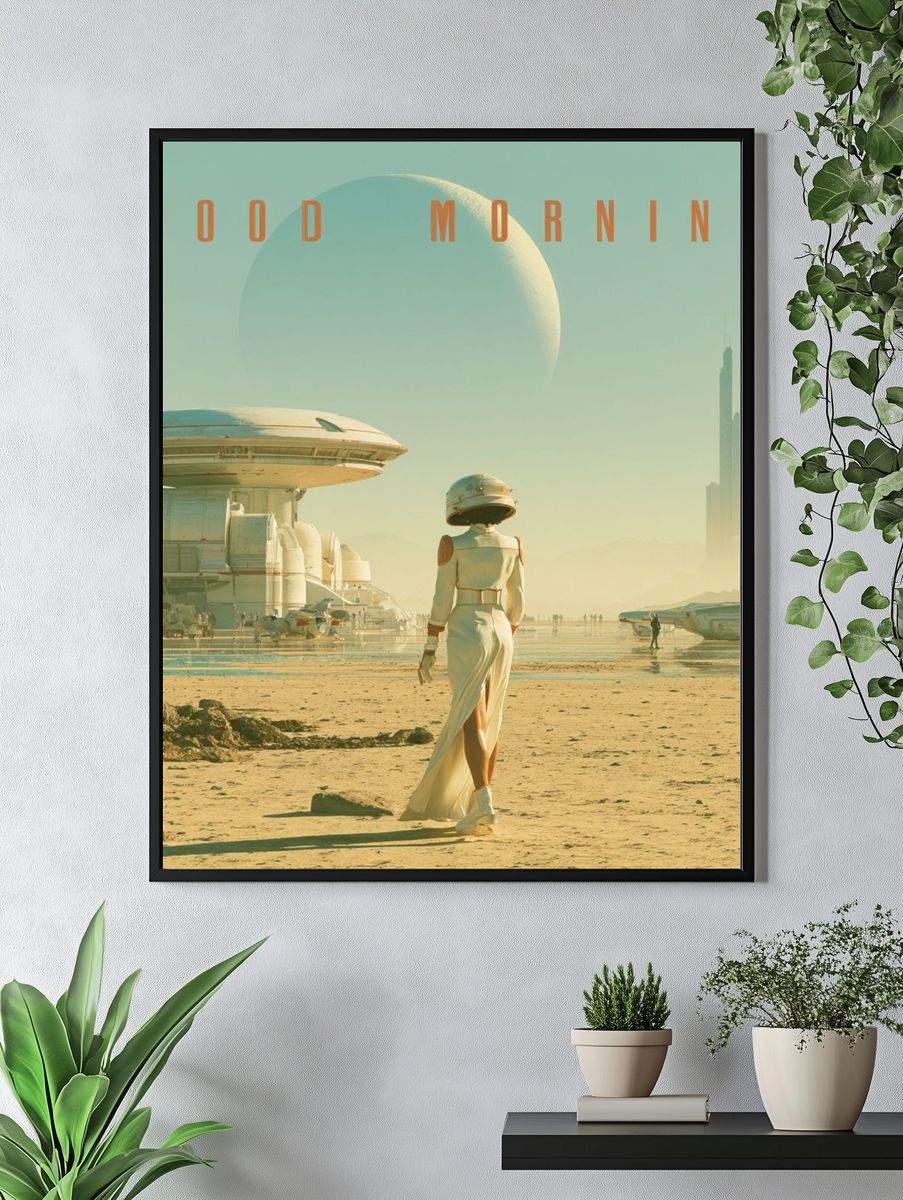 Good Morning Sci-Fi Poster. — room view 4