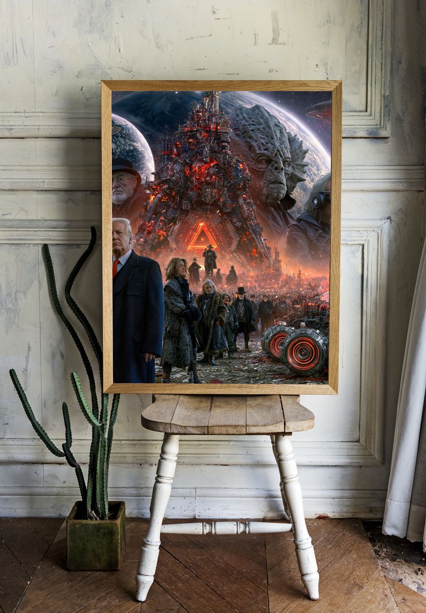 Sci-Fi Space Opera Poster. — room view 1