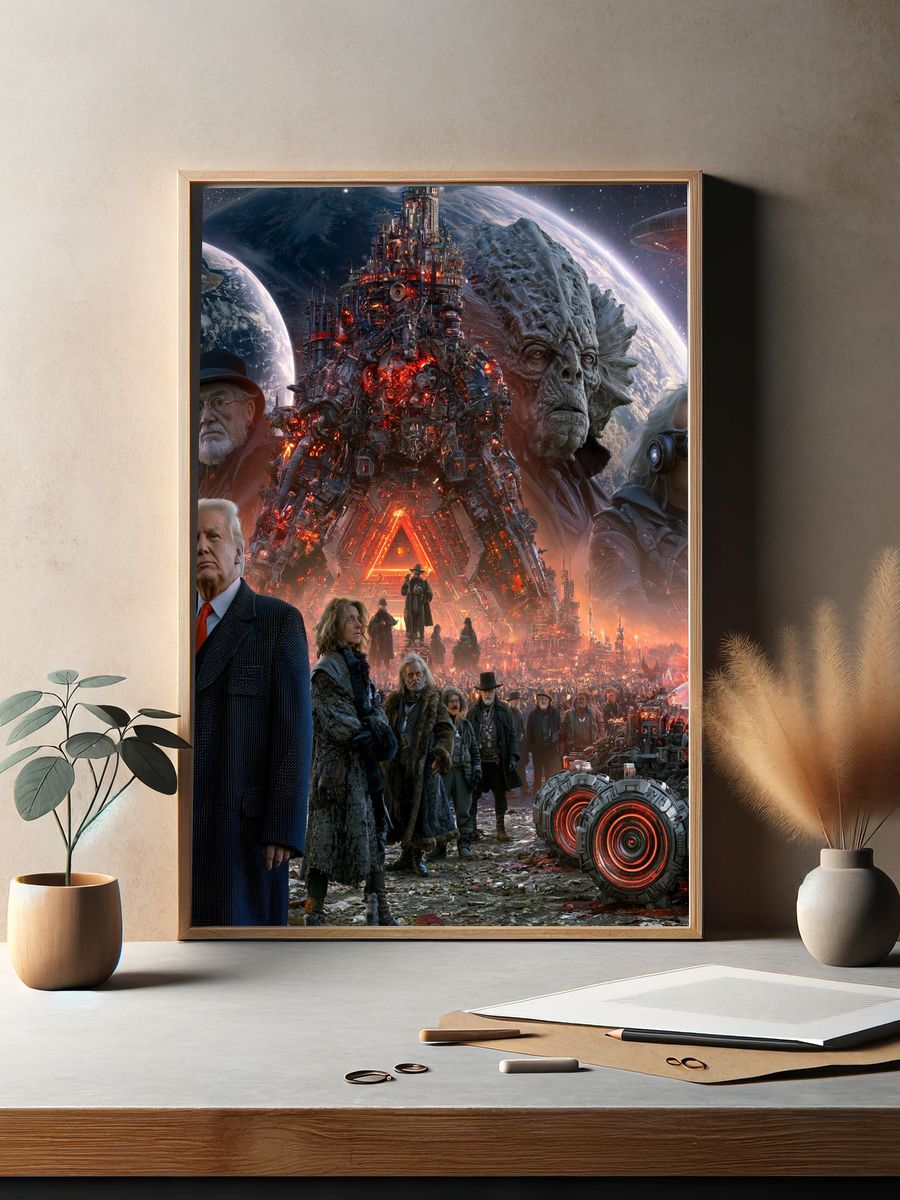 Sci-Fi Space Opera Poster. — room view 2