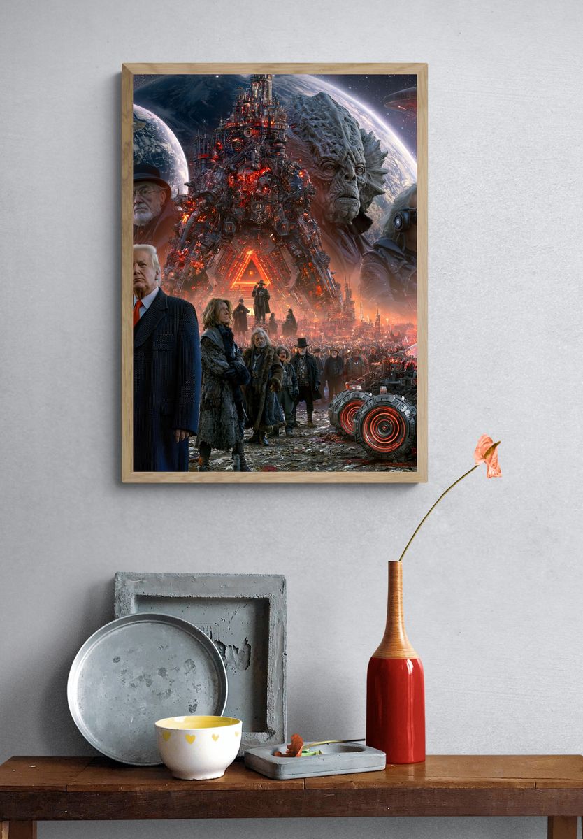 Sci-Fi Space Opera Poster. — room view 3