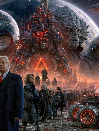 Sci-Fi Space Opera Poster.