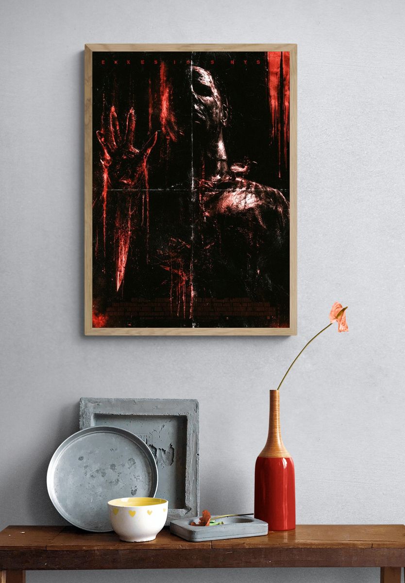Slasher Horror Poster. — room view 3