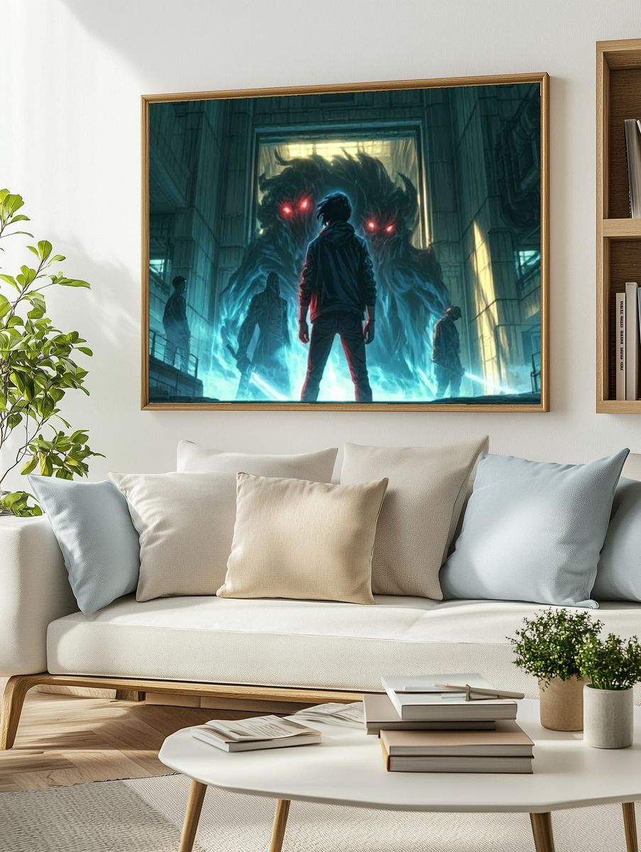 Monster Portal Sci-Fi Poster. — room view 2