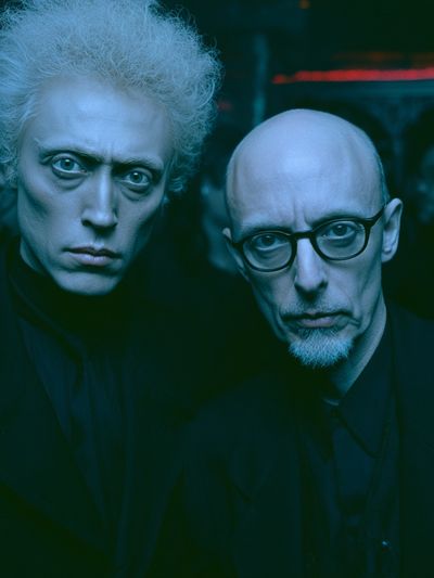 Twin Portrait Noir Poster. poster