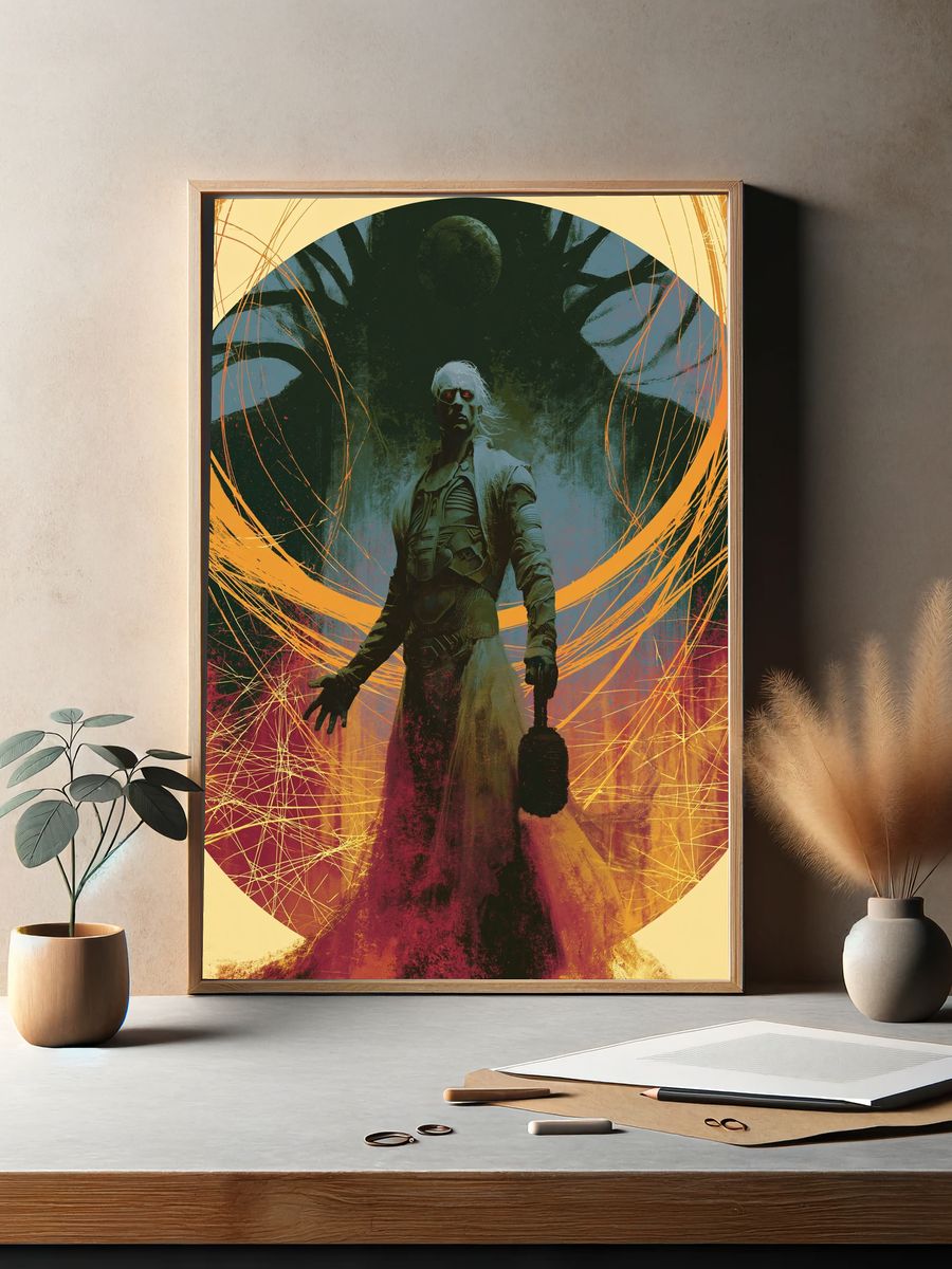 Dark Sorcerer Sci-Fi Poster. — room view 2