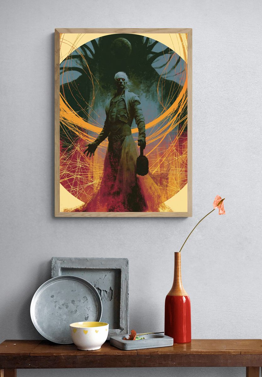 Dark Sorcerer Sci-Fi Poster. — room view 3