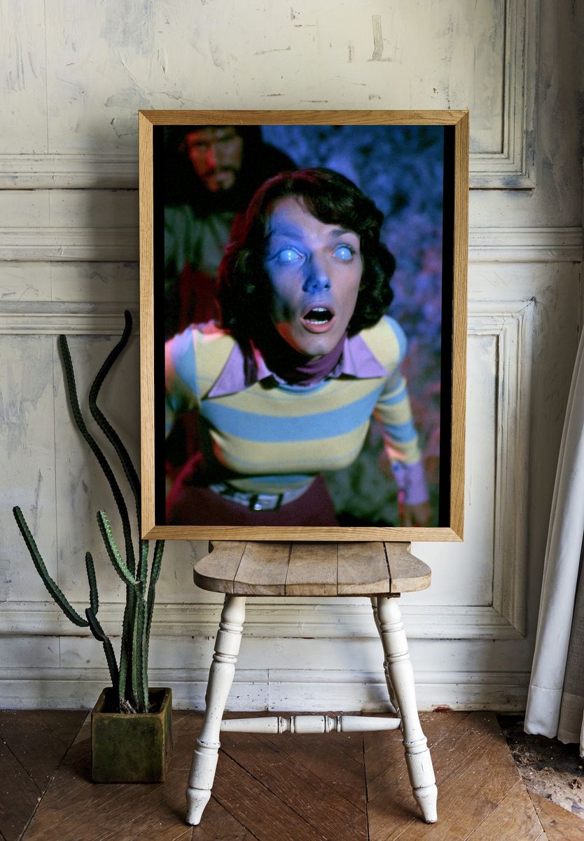 Retro Horror Shock Portrait Poster. — room view 1