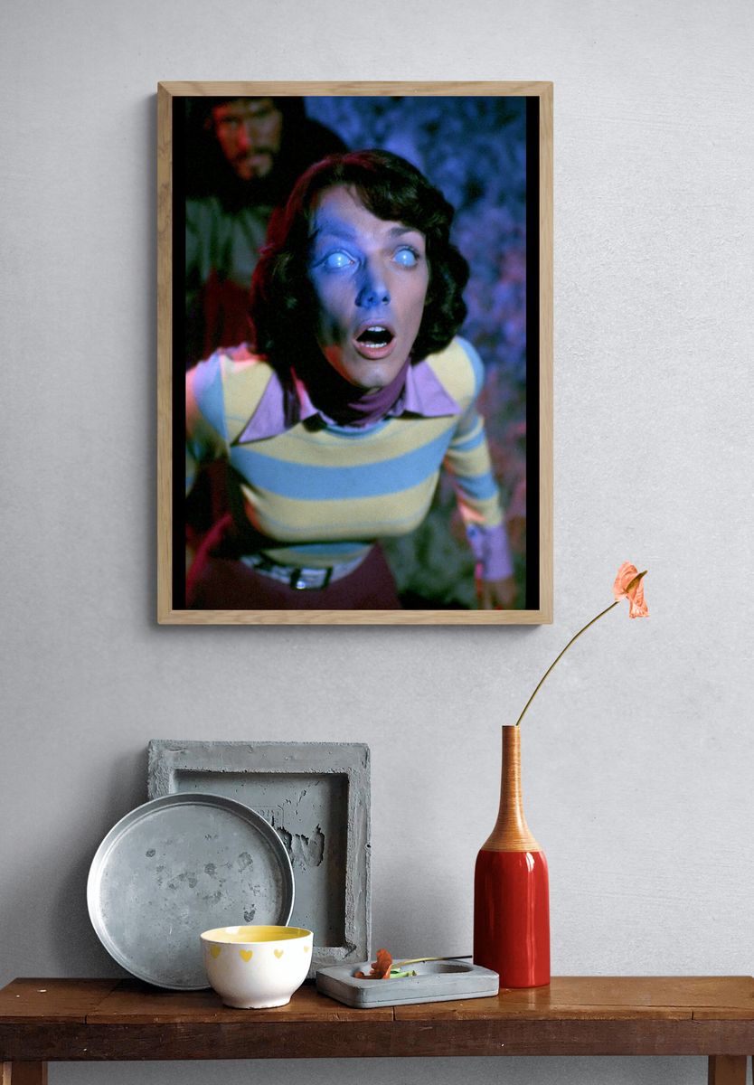 Retro Horror Shock Portrait Poster. — room view 3