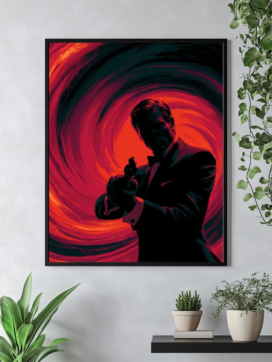 Noir Gunman — Thriller Print. — room view 4