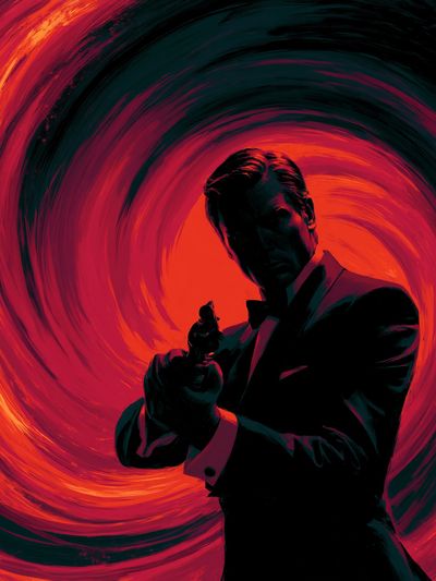 Noir Gunman — Thriller Print. poster