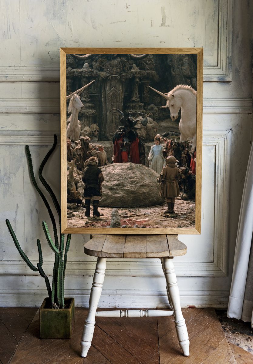 Fantasy Unicorn Court Poster. — room view 1