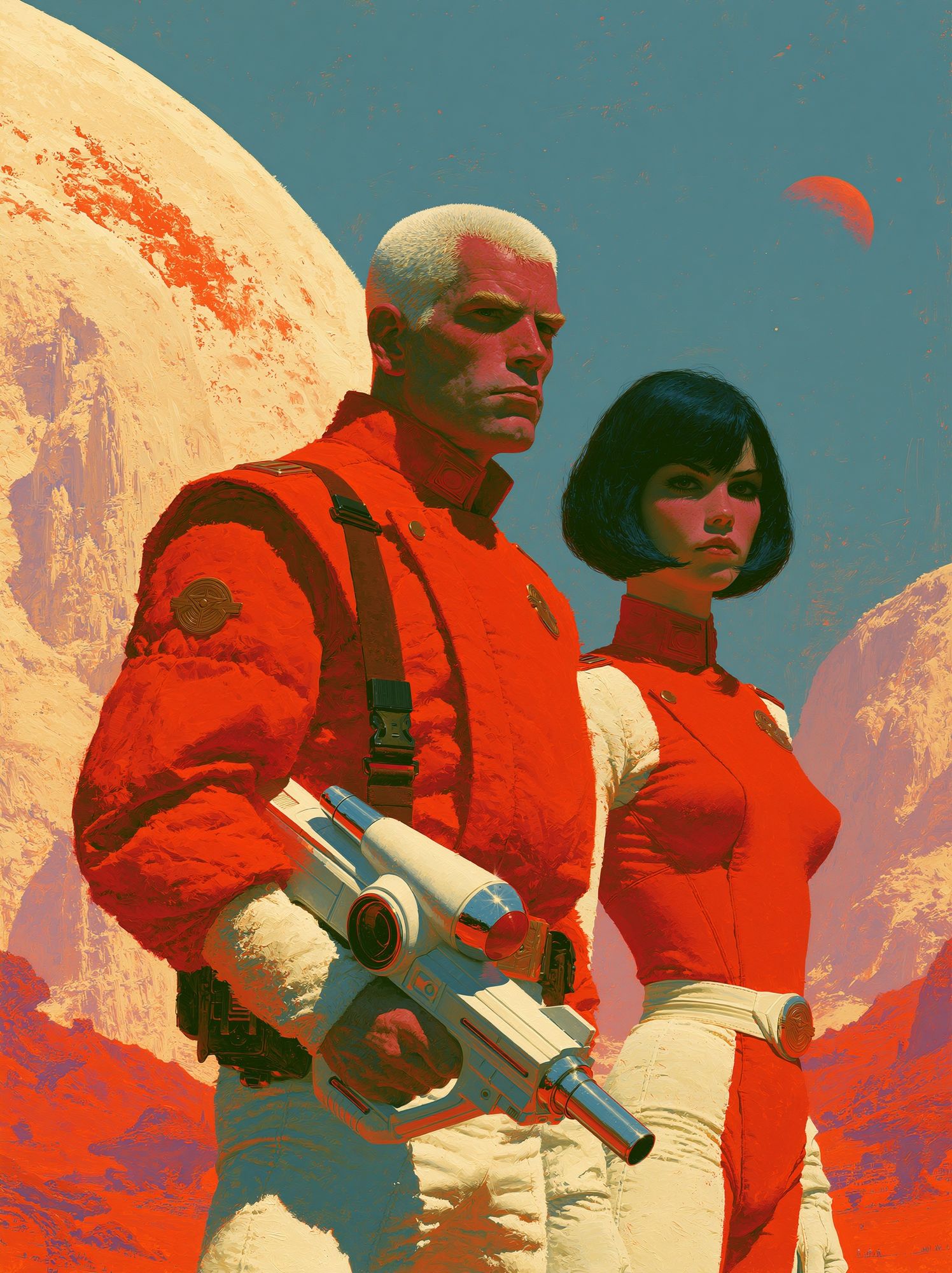 Retro Sci-Fi Space Patrol Poster. poster detail