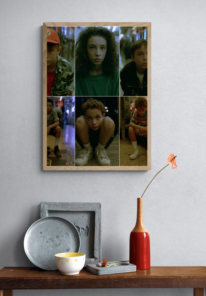 Stranger Things Kids Portrait Poster. — room view 3