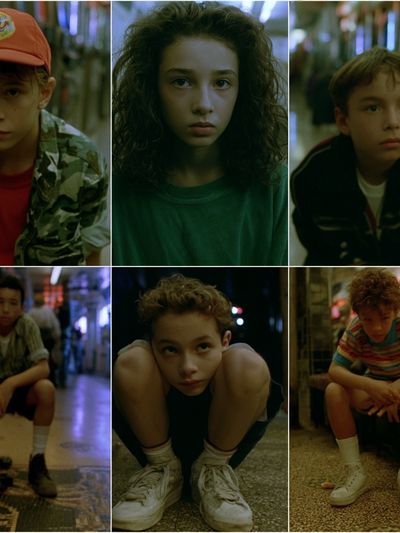Stranger Things Kids Portrait Poster. poster