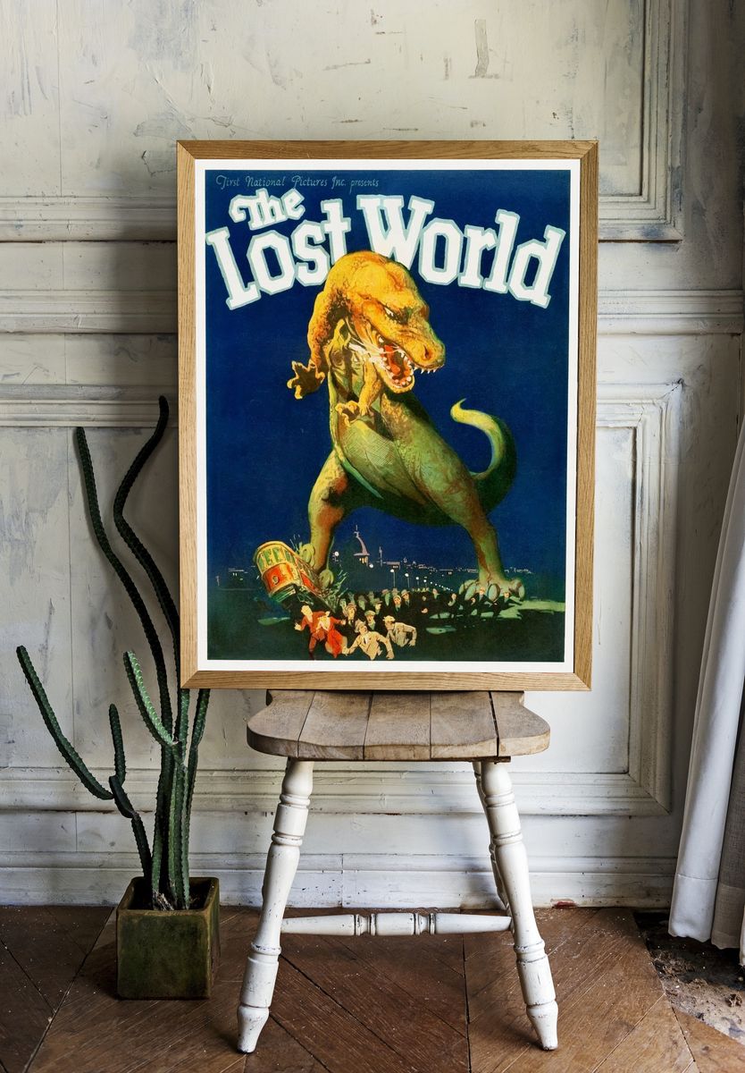 Lost World (1925) chromolithograph art. room preview
