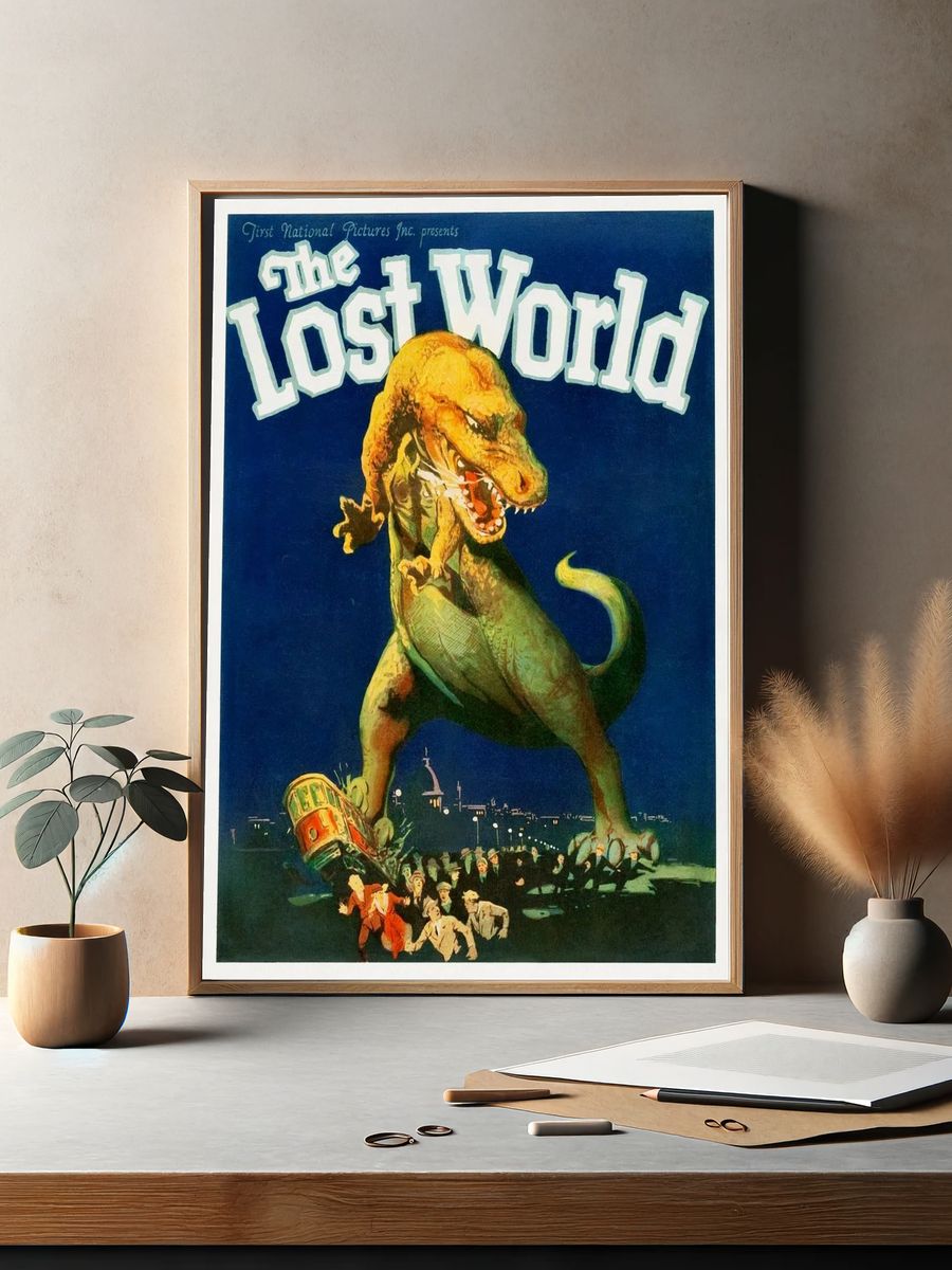 Lost World (1925) chromolithograph art. — room view 2