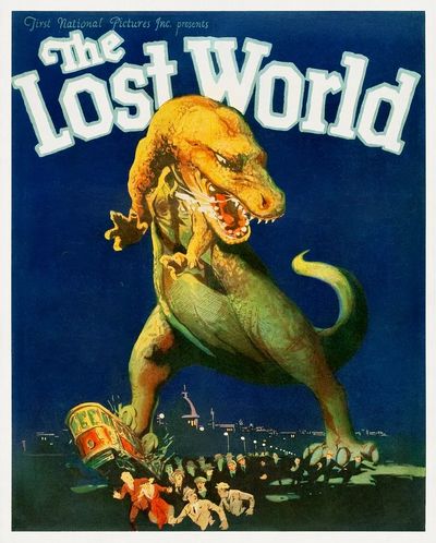 Lost World (1925) chromolithograph art.