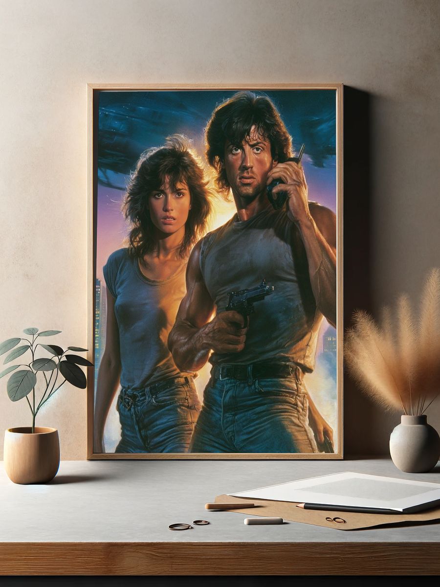 Action Duo Sci-Fi Poster. — room view 2